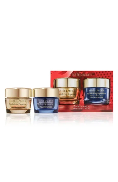 Estée Lauder Double Your Joy Revitalizing Supreme+ Day & Night Set In Transparent