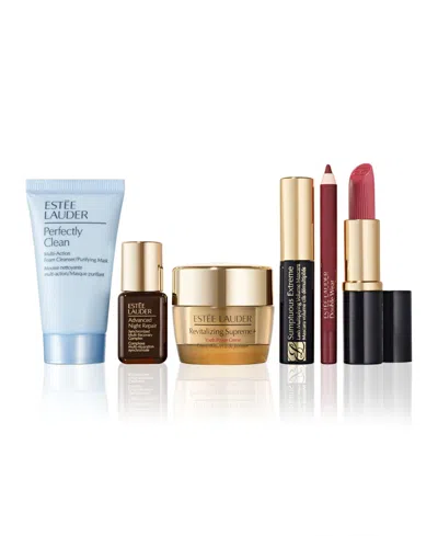 Estée Lauder Free 6-pc. Gift With Any $45 Estee Lauder Purchase In Transparent