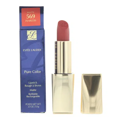 Estée Lauder Estee Lauder Ladies Pure Color Matte Lipstick 0.12 oz 569 Fearless Makeup 887167618367