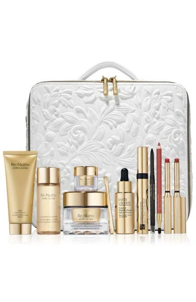 Estée Lauder Luxury Re-nutriv Set $800 Value In Transparent