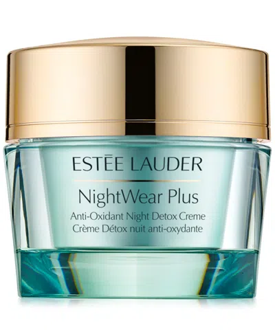 ESTÉE LAUDER NIGHTWEAR PLUS ANTI-OXIDANT NIGHT DETOX FACE CREAM MOISTURIZER, 1.7 OZ