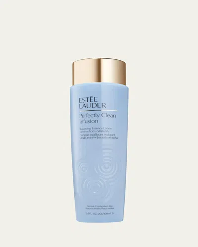 Estée Lauder Perfectly Clean Infusion Balancing Skin Essence Face Lotion Toner With Amino Acid + Waterlily In Transparent