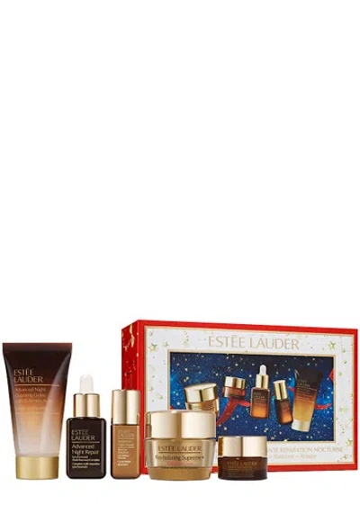 Estée Lauder Powerful Nighttime Repair Skincare Gift Set, Skincare Gift Set, Firm In White