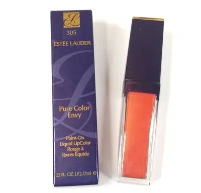 Estée Lauder Estee Lauder, Pure Color Envy Paint-on Liquid Lipcolor, Matte, Liquid Lipstick, 305, Patently Peach, In Orange