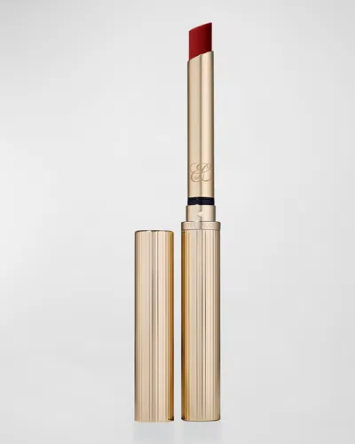 Estée Lauder Pure Color Explicit Silk Matte Lipstick In Off The Record (a Brick Red With Warm Un