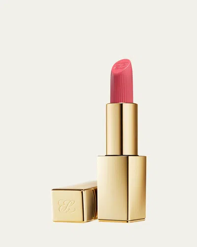 Estée Lauder Pure Color Hi-lustre Lipstick In 566 Frosted Apricot