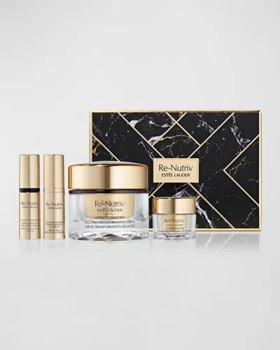 Estée Lauder Re-nutriv Smoothing Radiance Ritual Skincare Set In White