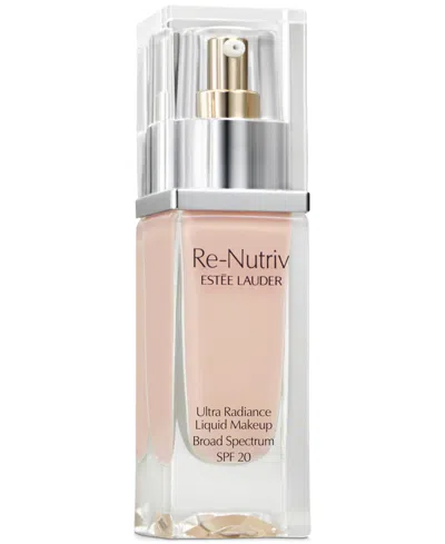 Estée Lauder Re-nutriv Ultra Radiance Liquid Foundation Spf 20 In Transparent