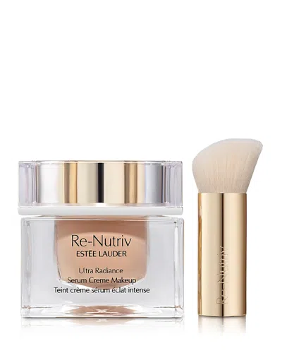 Estée Lauder Re Nutriv Ultra Radiance Serum Creme Makeup In Brown