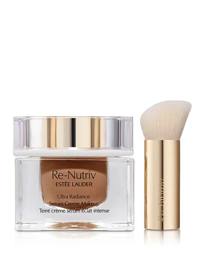 Estée Lauder Re Nutriv Ultra Radiance Serum Creme Makeup In Brown