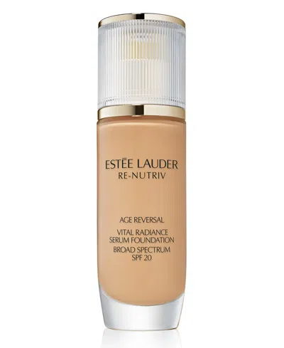 Estée Lauder Re-nutriv Age Reversal Vital Radiance Serum Foundation Spf 20, 1 Oz. In Transparent