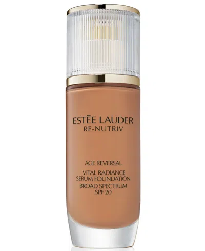 Estée Lauder Re-nutriv Age Reversal Vital Radiance Serum Foundation Spf 20, 1 Oz. In Transparent