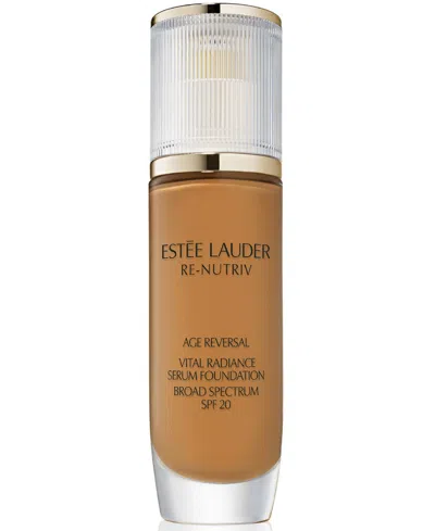Estée Lauder Re-nutriv Age Reversal Vital Radiance Serum Foundation Spf 20, 1 Oz. In Transparent