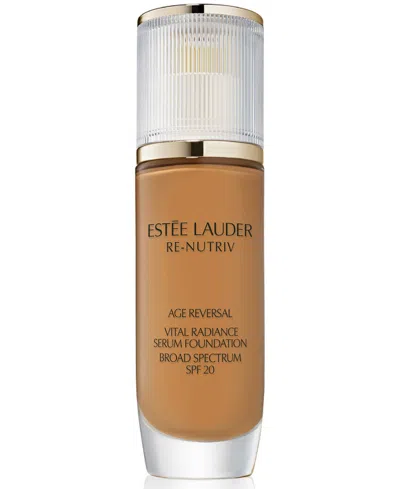 Estée Lauder Re-nutriv Age Reversal Vital Radiance Serum Foundation Spf 20, 1 Oz. In Transparent