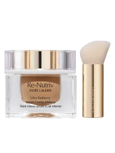 Estée Lauder Re-nutriv Ultra Radiance Serum Creme Makeup In Shell Beige