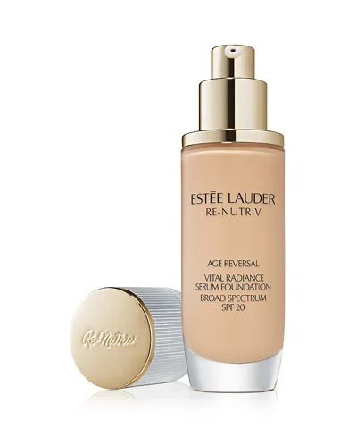 Estée Lauder Renutriv Vital Radiance Serum Foundation Spf 20 In Transparent