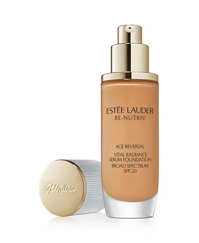 Estée Lauder Renutriv Vital Radiance Serum Foundation Spf 20 In Transparent