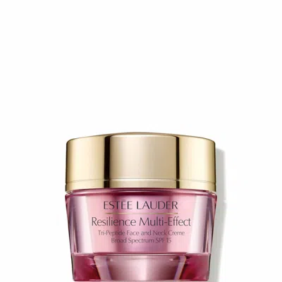 Estée Lauder Resilience Multi-effect Tri-peptide Face & Neck Cream Moisturizer Spf 15 For Normal/combination Skin
