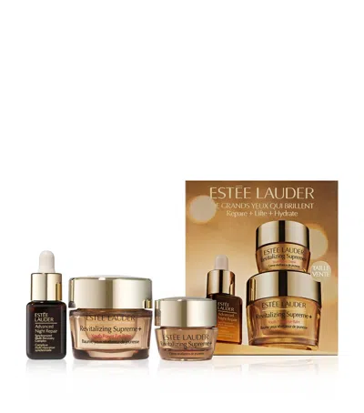 Estée Lauder Revitalizing Supreme+ Eye Balm 3-piece Skincare Gift Set In White