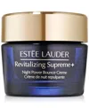 Estée Lauder Revitalizing Supreme Night Power Bounce Cream Moisturizer With Peptides In No Color