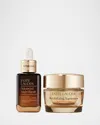 Estée Lauder Serum + Moisturizer Holiday Skincare Gift Set In Transparent