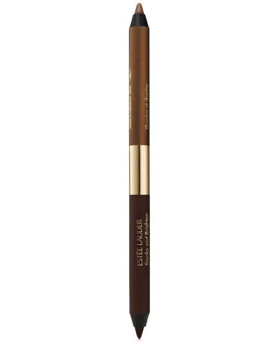Estée Lauder Smoke And Brighten Kajal Eyeliner Duo In Dark Chocolate,rich Bronze