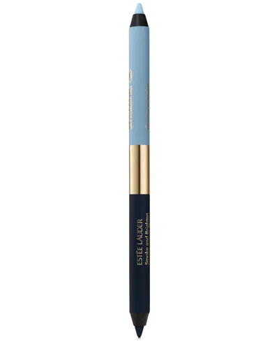 Estée Lauder Smoke And Brighten Kajal Eyeliner Duo In Marine,sky Blue