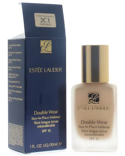 Estée Lauder Women's 1oz 2c1 Pure Beige Double Wear Stay-in-place Makeup Spf 10 In Transparent