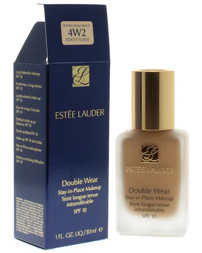 Estée Lauder Women's 1oz 4w2 Toasty Toffee Double Wear Stay-in-place Makeup Spf 10 In Transparent
