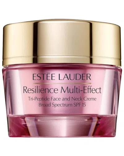 Estée Lauder Women's 2.5oz Resilience Multi-effect Moisturizer Tri-peptide Face And Neck Creme Spf 1 In White