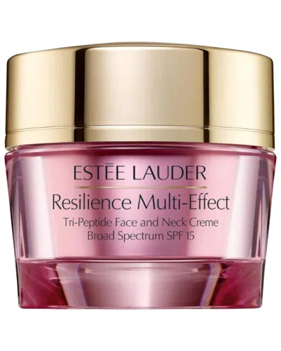 Estée Lauder Women's 2.5oz Resilience Multi-effect Moisturizer Tri-peptide Face And Neck Creme Spf 1 In Pink