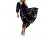 Esteem Couture Alice Velvet Asymmetrical Dress In Black In Multi