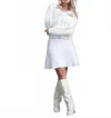 Esteem Couture Aspen Cargo Jacket In Winter White In White