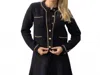 Esteem Couture Caroline Knit Jacket In Black In Black