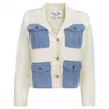 Esteem Couture Harlow Jacket In Ivory In White