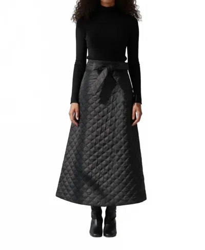 Esteem Couture Nicole Puffer Skirt In Black In Grey