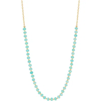 Estella Bartlett Amelia Amazonite Gemstone Necklace In Multi