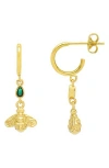 Estella Bartlett Bee & Flower Drop Mismatched Earrings