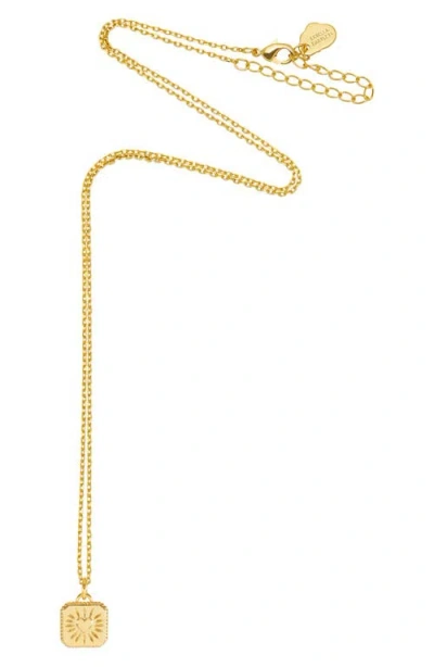 Estella Bartlett Bobble Heart Pendant Necklace In Gold