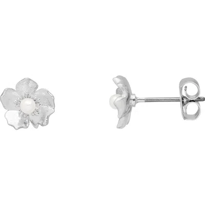 Estella Bartlett Buttercup Faux Pearl Stud Earrings