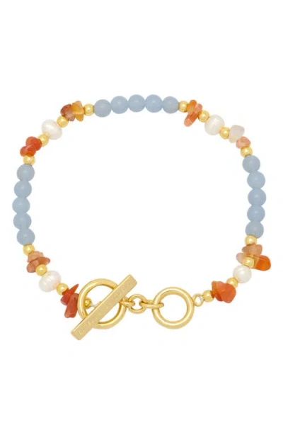 Estella Bartlett Chip Bead Bracelet In Multi