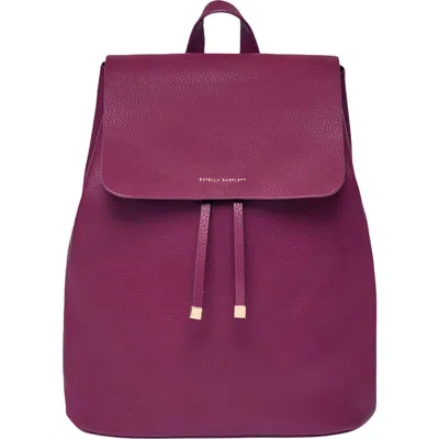 Estella Bartlett Copperfield Drawstring Faux Leather Backpack In Burgundy