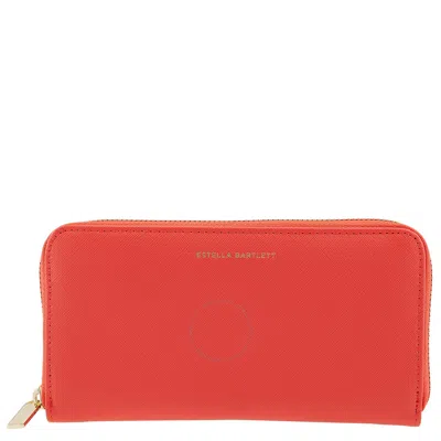 Estella Bartlett Coral Zip-around Continental Wallet In Red