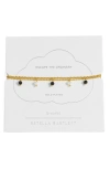 Estella Bartlett Crystal Double Strand Bracelet In Gold