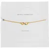Estella Bartlett Cubic Zirconia Infinity Bracelet In Gold