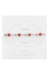 Estella Bartlett Daisy Chain Bracelet In Metallic