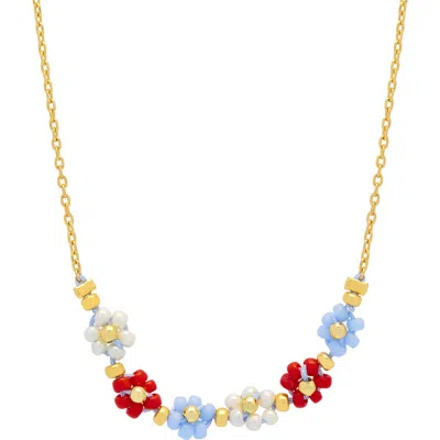 Estella Bartlett Daisy Chain Necklace In Gold