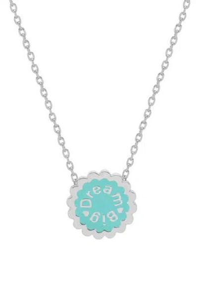 Estella Bartlett Dream Big Enamel Pendant Necklace