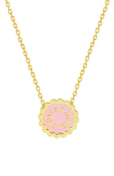 Estella Bartlett Dream Big Enamel Pendant Necklace