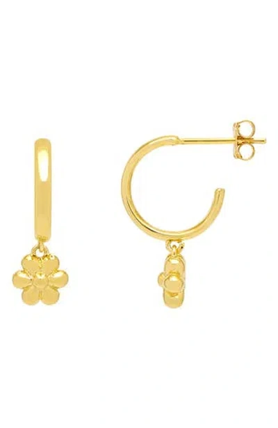 Estella Bartlett Flower Hoop Earrings